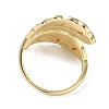 Rack Plating Brass Open Rings RJEW-K247-06G-3