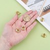 Rack Plating Brass Spring Clasps LS-KK-D399-B-G-NF-5