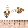 Dyed Natural Green Jade Imitation Tourmaline Pendants PALLOY-JF05597-3
