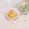 800Pcs 4 Colors 2-Hole Glass Seed Beads SEED-CN0001-04-7