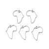 Non-Tarnish Africa Map 201 Stainless Steel Connector Charms STAS-T063-168P-1