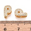 Brass Micro Pave Clear Cubic Zirconia Beads KK-T071-17G-P-3