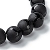 Frosted Glass Beads Stretch Bracelets BJEW-I296-08B-2