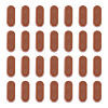 Opaque Acrylic European Beads OACR-TAC0019-006I-2