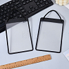 Erasable PVC Hanging Price Tags with Rope CDIS-WH0021-069A-01-4