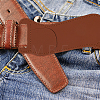 2Pcs 2 Colors Imitation Leather Folding Knife Protective Case FIND-HY0003-08-5