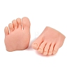 Silicone Practice False Foot Model AJEW-H156-01-2