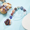 7 Chakra Nuggets Natural Gemstone Pocket Pendant Decorations HJEW-JM01049-02-5