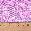 Baking Paint Luster Glass Seed Beads SEED-B001-04A-07-4