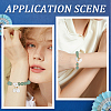 1Pc Natural Green Aventurine & Glass Pearl & Freshwater Shell Beads Charm Bracelets BJEW-BM0001-04-5
