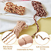 7.5 Yards 3 Colors  Braided Flat Faux Suede Cord LW-TA0001-04-4