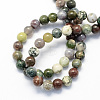 Round Natural Indian Agate Beads Strands X-G-S122-10mm-2