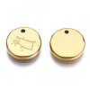 316 Surgical Stainless Steel Charms STAS-S116-418E-G-3