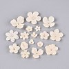 Frosted Acrylic Bead Caps KY-Q004-08G-2