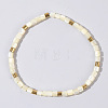 Bohemian Style Natural Shell Column Beads Stretch Bracelets for Women WU0042-2-1