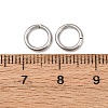 Tarnish Resistant 304 Stainless Steel Open Jump Rings X-STAS-Q186-02-8x1.2mm-4