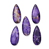 Dyed Natural Imperial Jasper Pendants G-H355-03C-1
