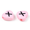 Horizontal Hole Opaque Acrylic Beads LS-X-SACR-Q126-04D-4