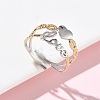 304 Stainless Steel Cuff Open Rings RJEW-Z121-02GP-03-1