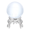 Zinc Alloy Crystal Sphere Stand ODIS-WH0816-004P-1