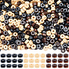 900Pcs 3 Colors Natural Maple Wood Beads WOOD-SP0001-94-1