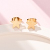 Ion Plating(IP) 304 Stainless Steel Ear Studs X-EJEW-P045-05G-1