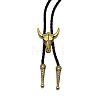 Ox-head Lariat Necklace for Men Women NJEW-WH0011-04AB-2