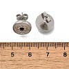 304 Stainless Steel Stud Earrings EJEW-F361-11P-3