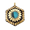 Polymer Clay Big Pendants IPDL-F027-13-2