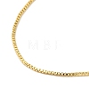 Brass Box Chain Adjustable Slider Necklaces NJEW-B119-02G-3