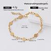304 Stainless Steel Link Bracelets for Women EO7244-1-1