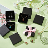 Lichee Textured Cardboard Jewelry Boxes CON-WH0089-100-5