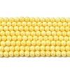 Cubic Zirconia Imitation Pearl Bead Strands ZIRC-P109-03A-04-1