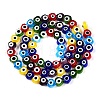 Handmade Evil Eye Lampwork Beads Strands LAMP-N024-27E-M-2