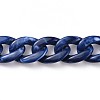 Acrylic Curb Chains AJEW-JB00505-03-2
