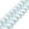 AB Color Plate Glass Beads Strands EGLA-P051-02A-B05-2