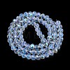 Electroplate Glass Beads Strands EGLA-A044-J6mm-L06-3