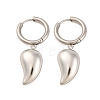 Non-Tarnish 304 Stainless Steel Hoop Earrings for Women EJEW-Z057-14P-04-1