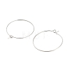 Brass Hoop Earring Findings KK-R112-038E-2