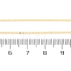 Brass Cable Chain Necklace Making X-NJEW-D302-78G-3
