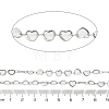 304 Stainless Steel Heart Link Chains CHS-A016-34B-P01-2