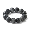 Natural Gemstone Beaded Stretch Bracelets for Children BJEW-JB13698-4