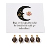 Natural Ice Obsidian Pendants GG-CBACE45-03G-07-1