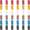 SUPERFINDINGS 36Pcs 6 Colors Aluminum Alloy Guyline Cord Adjuster AJEW-FH0001-45-1