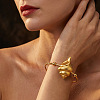 304 Stainless Steel Cuff Bangles WG08202-03-2