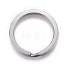 304 Stainless Steel Split Key Ring Clasps STAS-L226-007A-2
