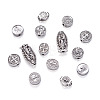 70pcs 7 Style Alloy Beads FIND-SW0001-15-10