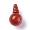Natural Red Jasper 3 Hole Guru Beads G-L517-01E-1