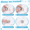 6Pcs Zinc Alloy Cufflinks BUTT-ME0001-36A-3