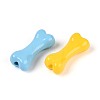 Spray Printed Opaque Acrylic Beads OACR-N156-04-2